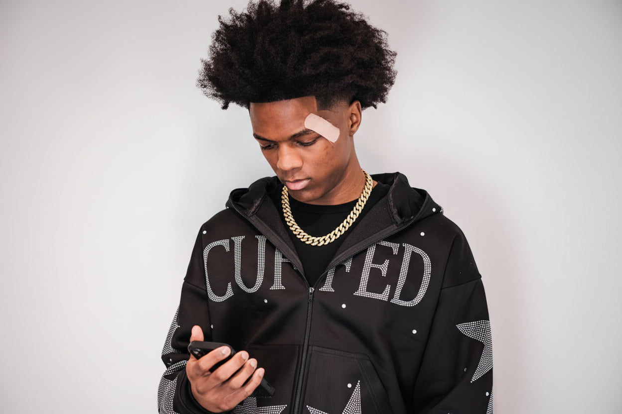 Rhinestone Hoodie/sweater